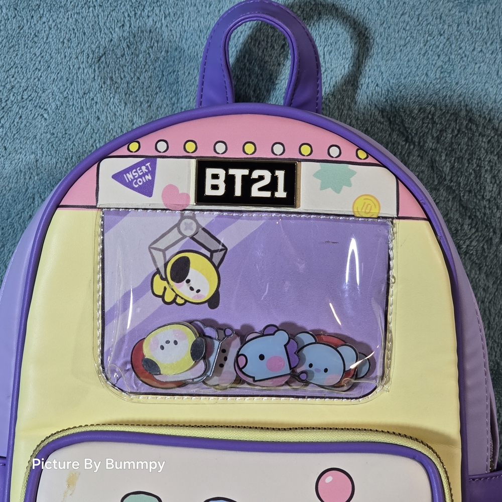 Purple and Yellow Kids Backpack - Picture 2 of 13